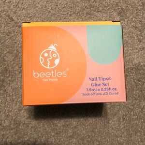 Beetles Coffin Nail Tips & Glue